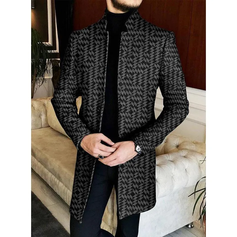 Men's Mid Length Printed Jacket 69230761L