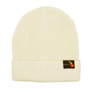 Merino Wool Beanie - Cream