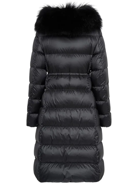 Moncler   Boedic nylon down long jacket 