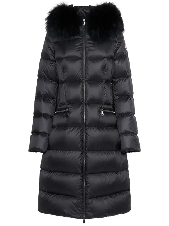 Moncler   Boedic nylon down long jacket 