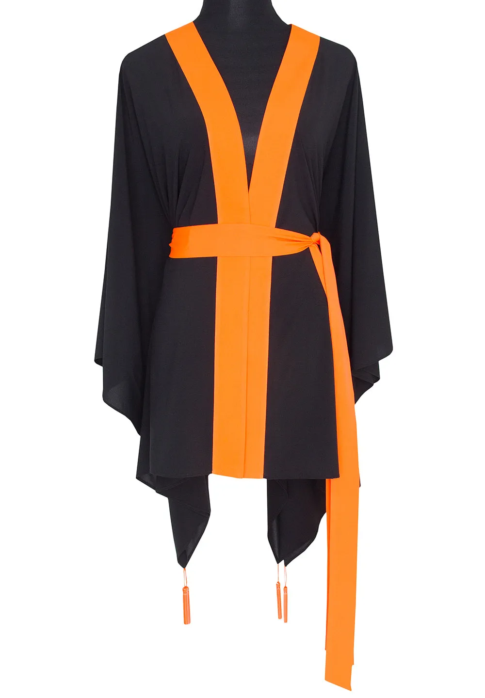 Monochrome - Black Kimono Love (Neon Orange)