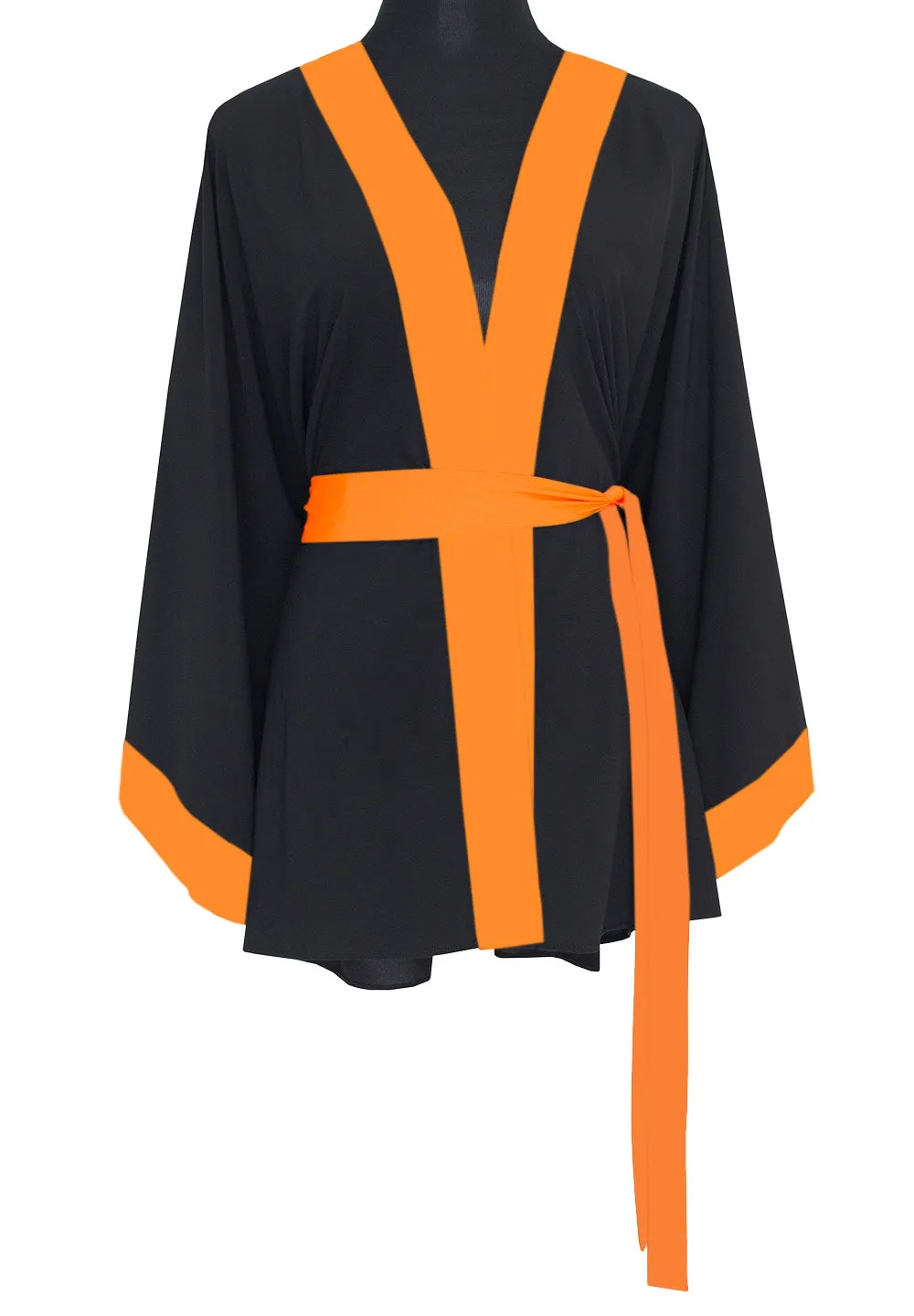 Monochrome - Black Kimono Love (Neon Orange)