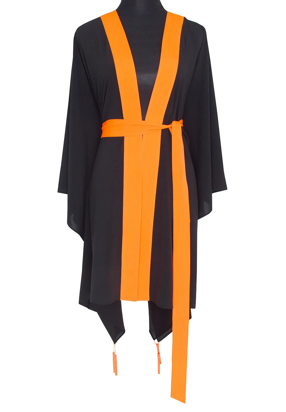 Monochrome - Black Kimono Love (Neon Orange)