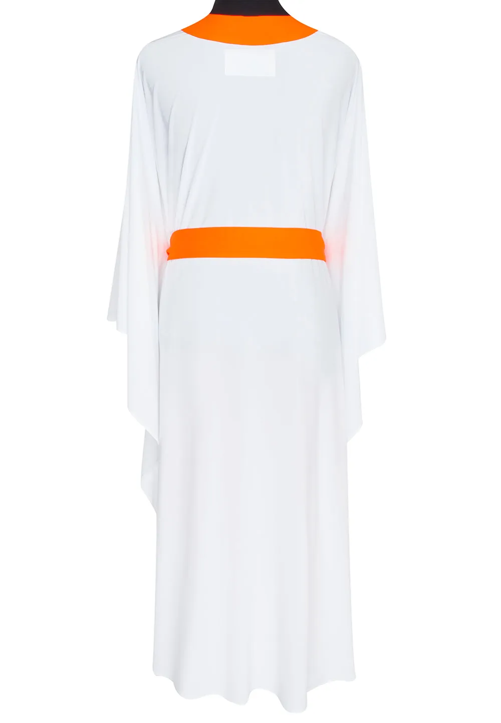 Monochrome - White Kimono (Neon Orange)