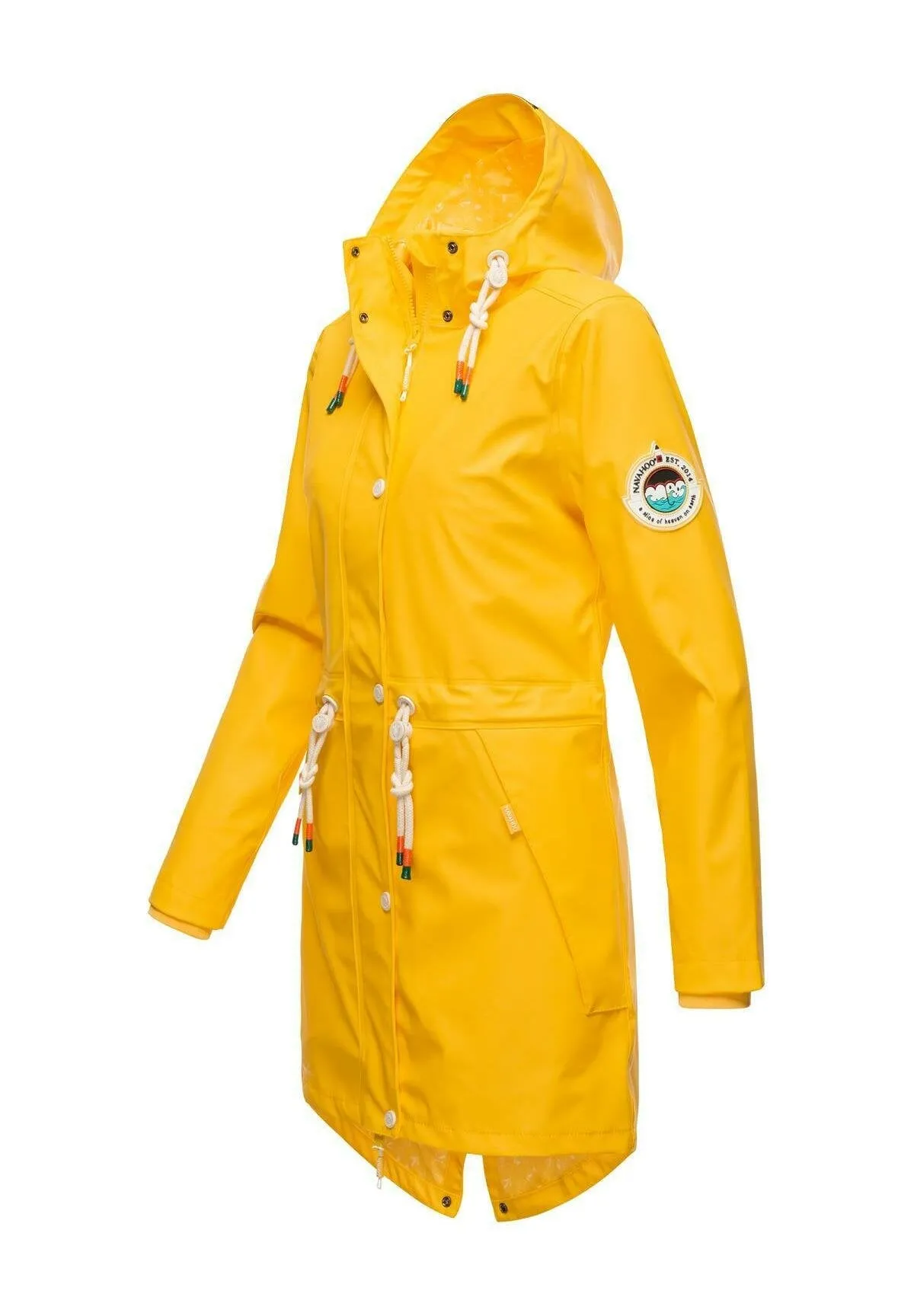 Navahoo Tie Waist Parka, Yellow