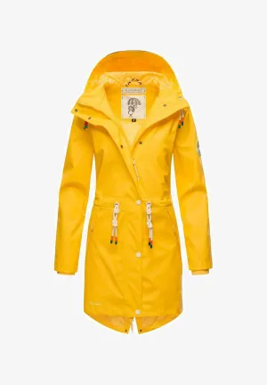 Navahoo Tie Waist Parka, Yellow