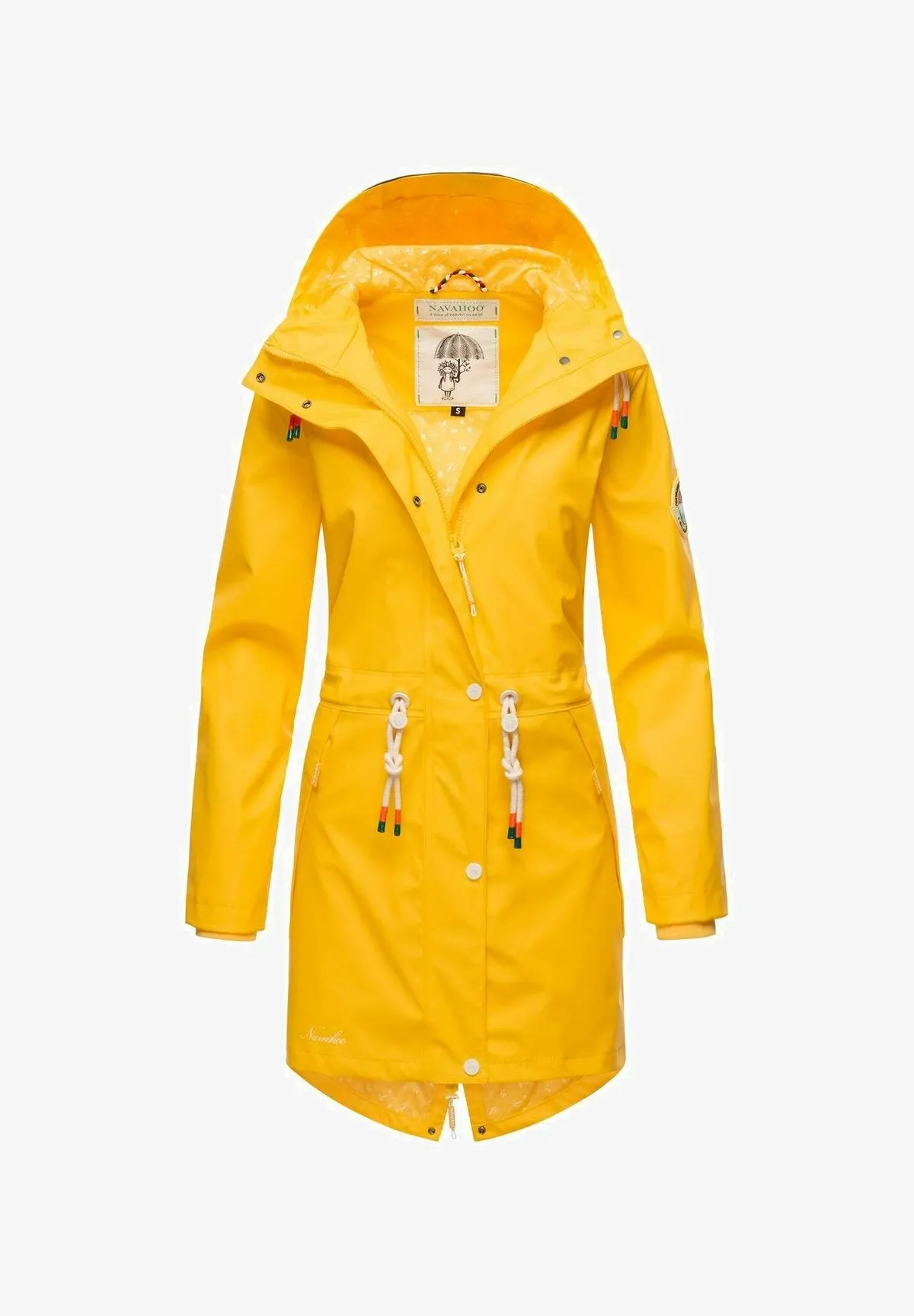 Navahoo Tie Waist Parka, Yellow