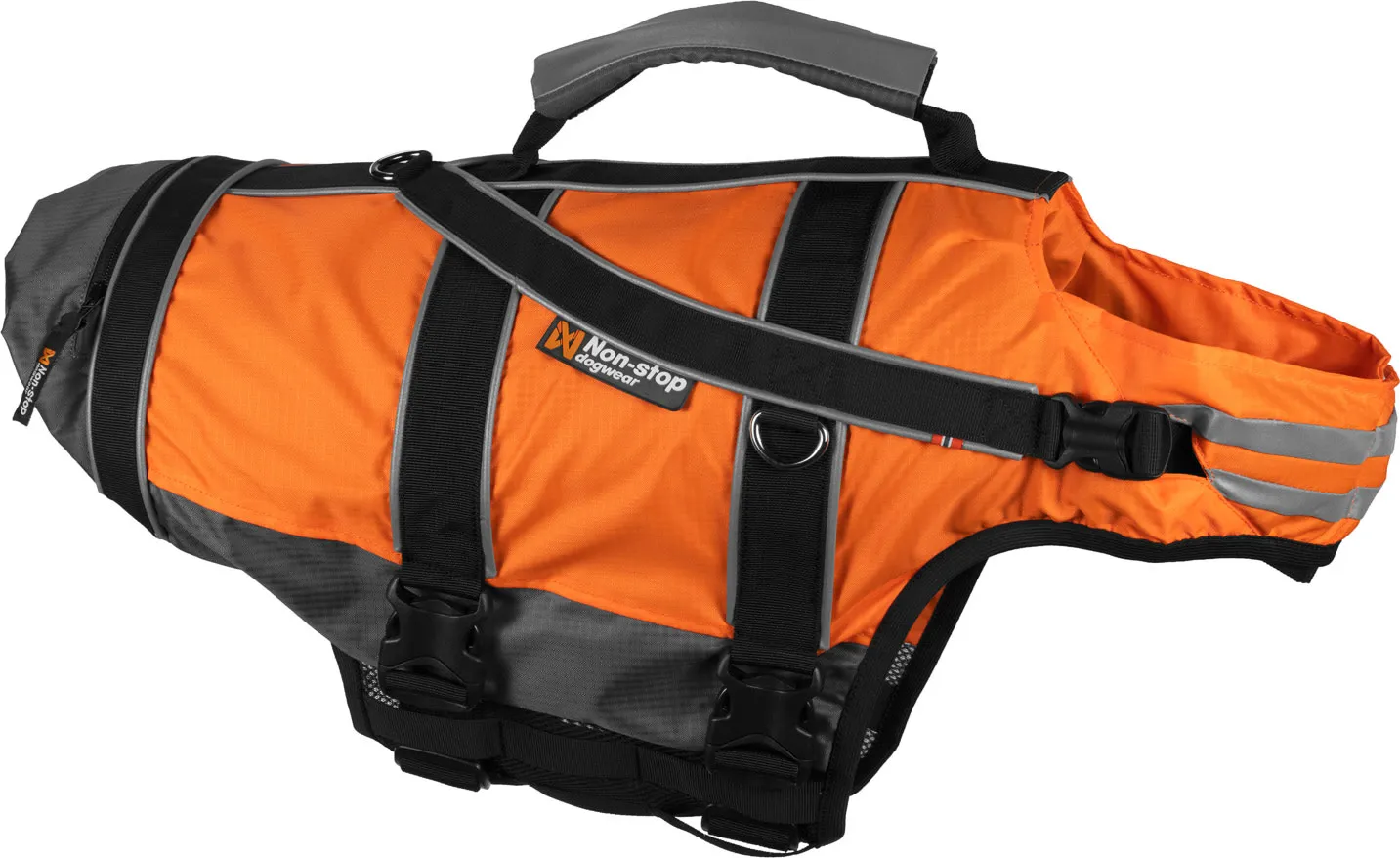 Non-stop Dogwear Safe Life Jacket Orange | Buy Non-stop Dogwear Safe Life Jacket Orange here | Outnorth