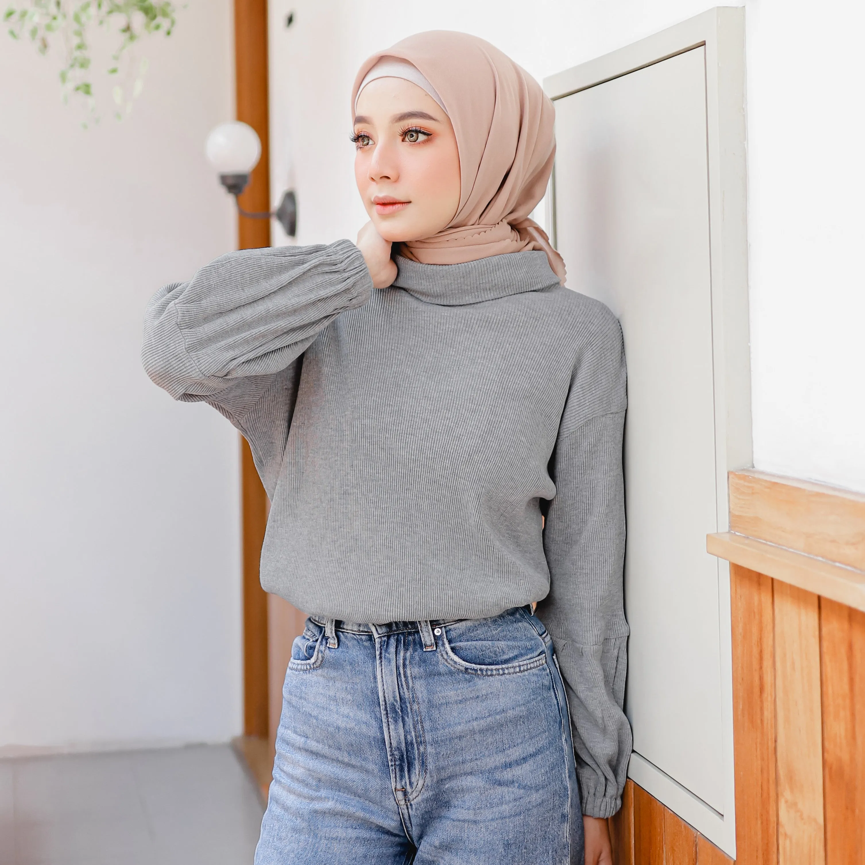 Nora Turtleneck Grey