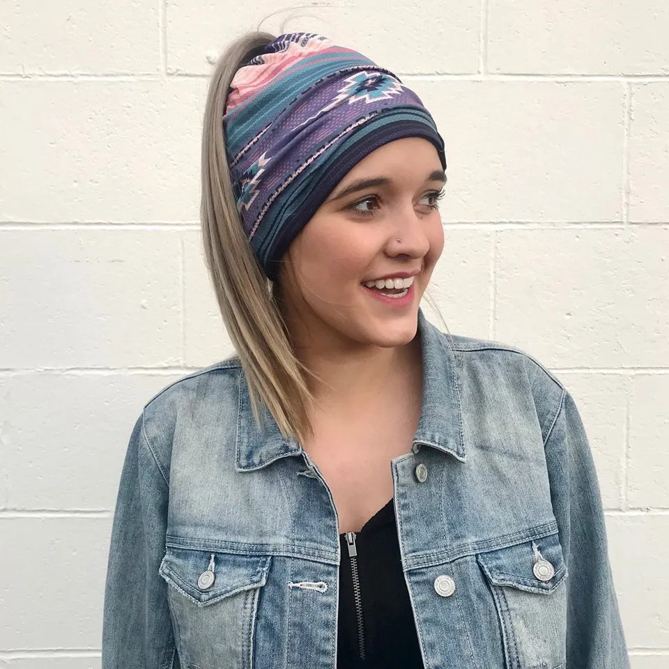 Peek A Boo Beanie Aztec