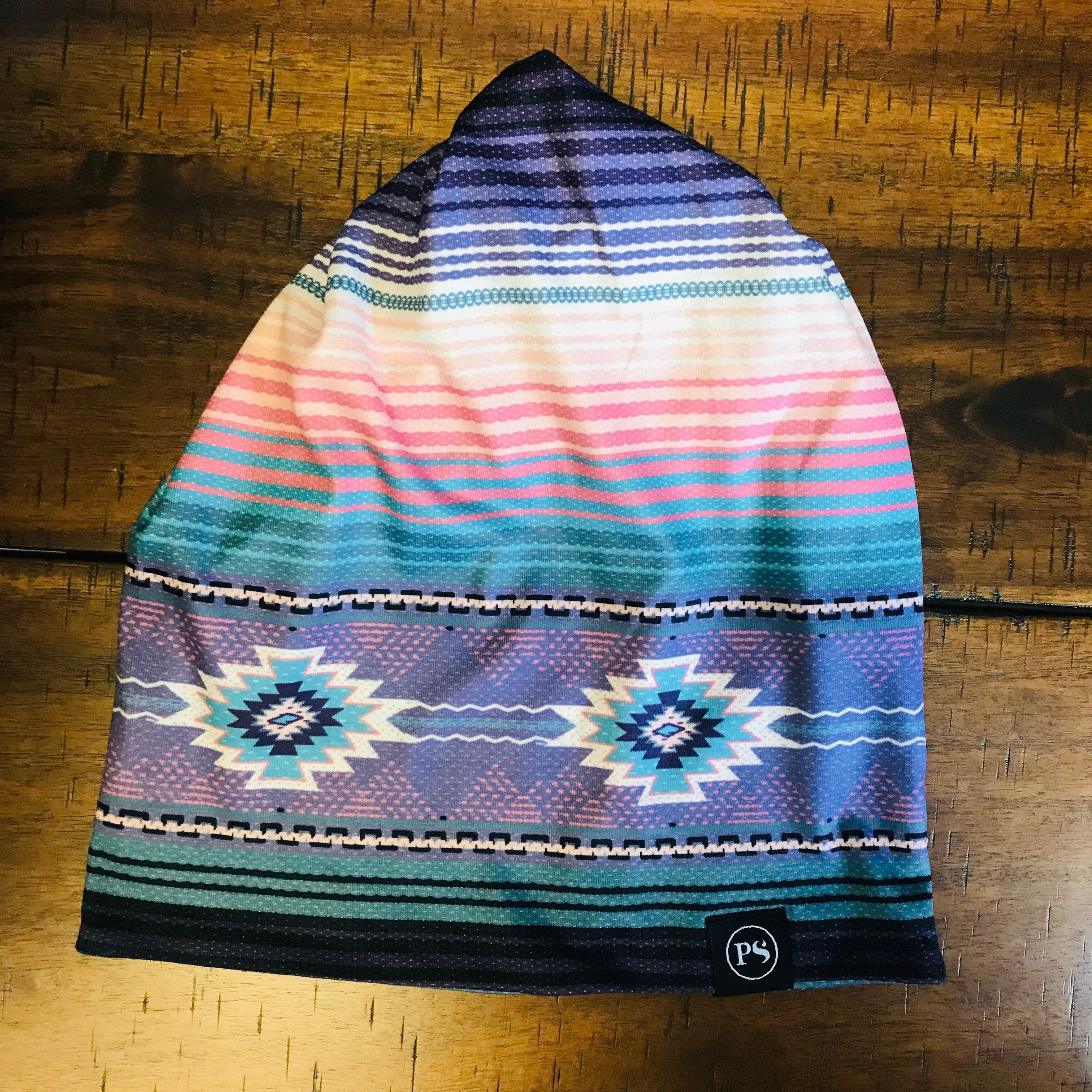 Peek A Boo Beanie Aztec