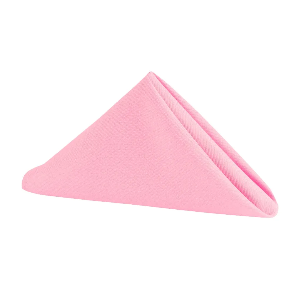 Polyester Napkin 20"x20" - Pink