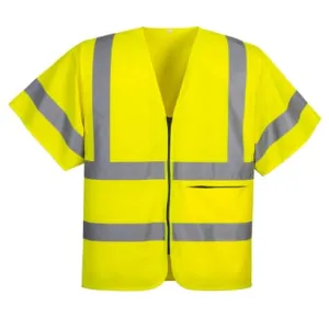 Portwest Hi Vis Half Sleeve Zipped tabard  Vizzy Vest-C372