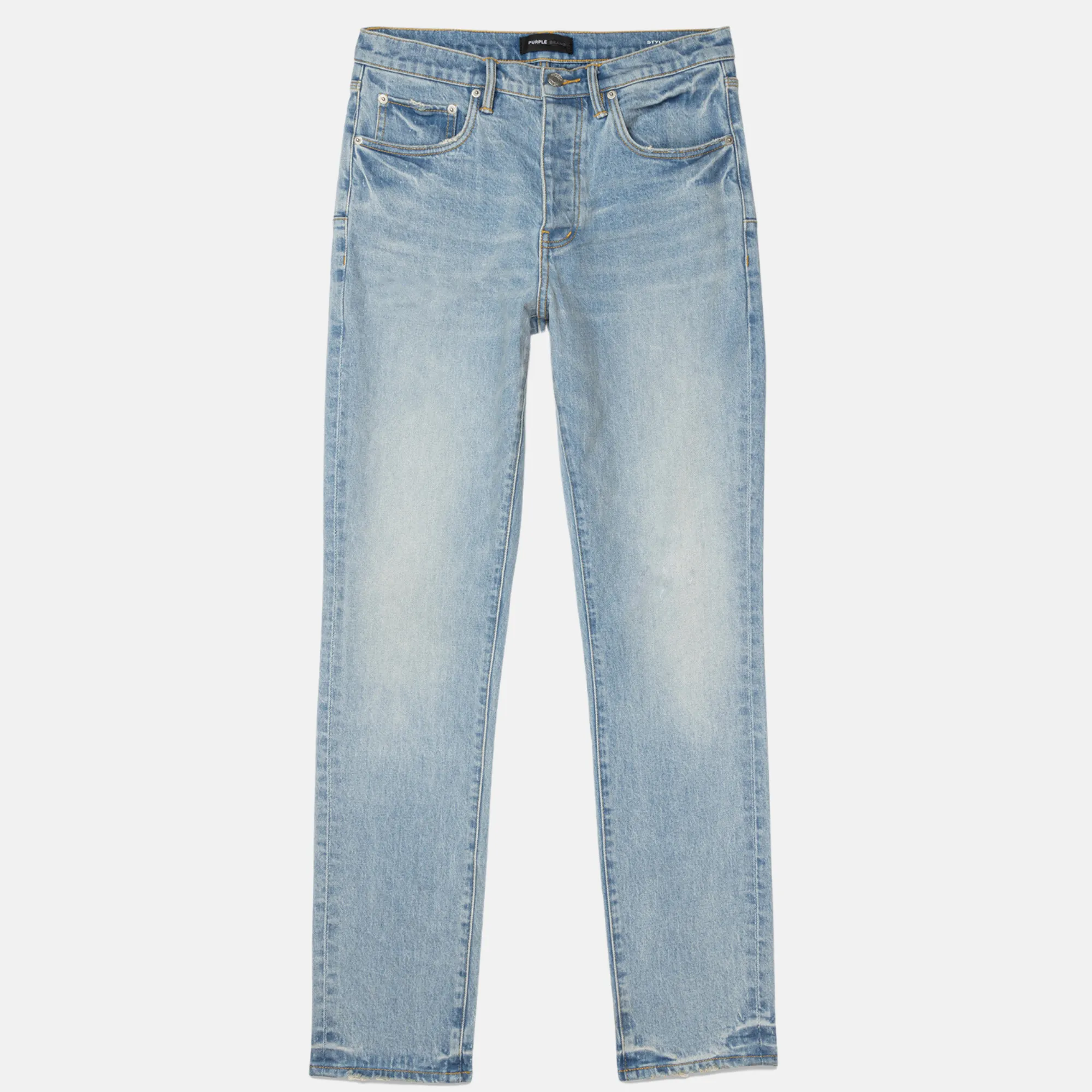 Purple Brand Subtle Dirty Light Indigo Jeans