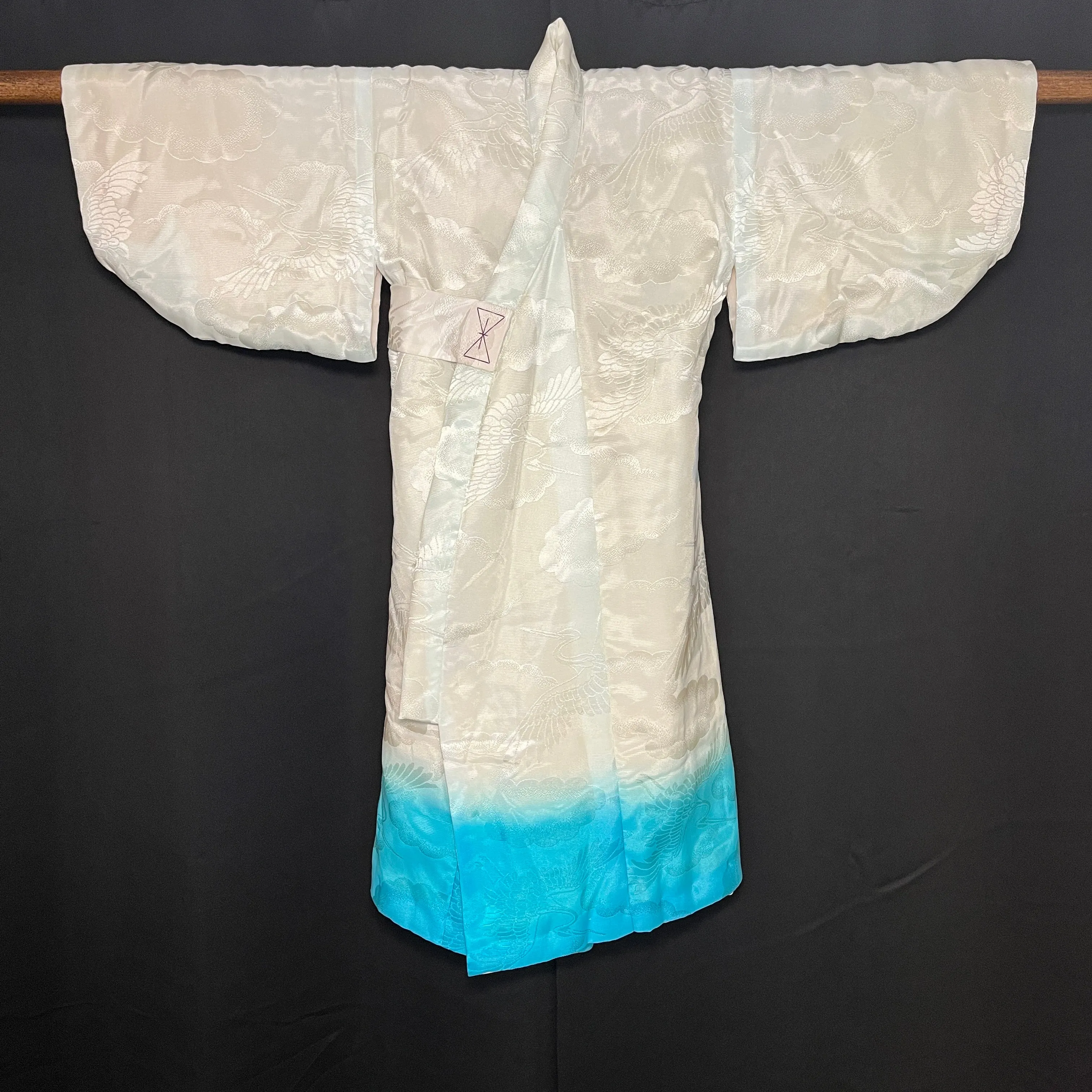 "Cranes and Clouds" Boy's Underkimono