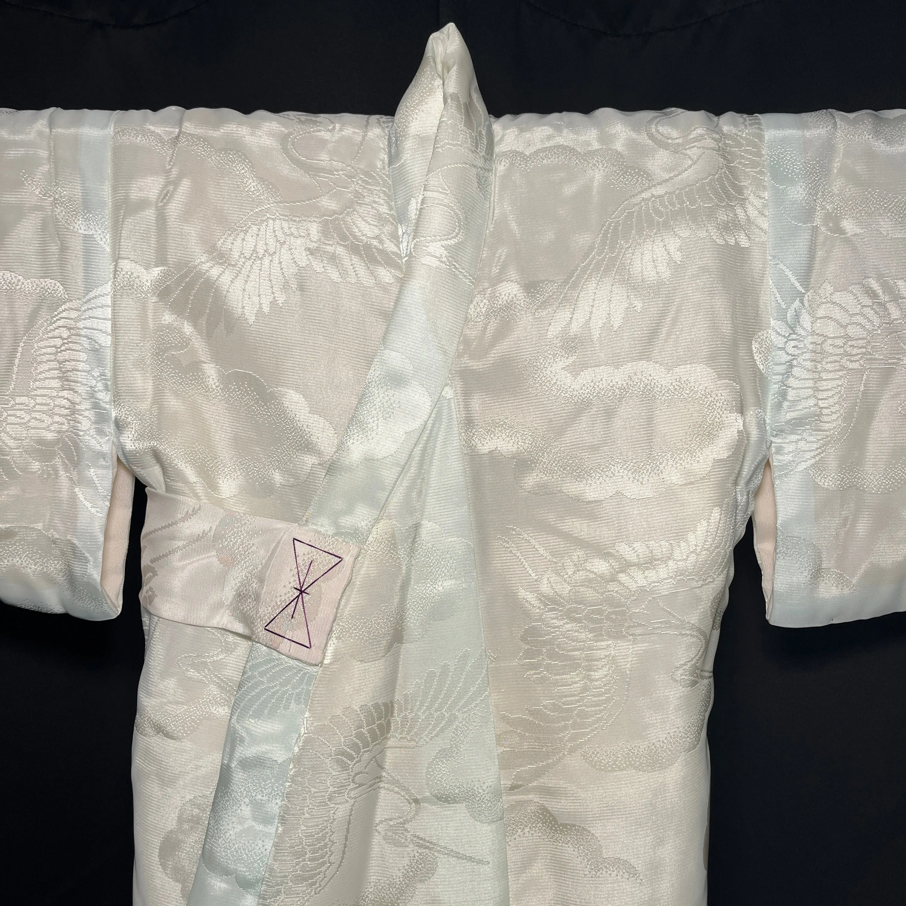 "Cranes and Clouds" Boy's Underkimono