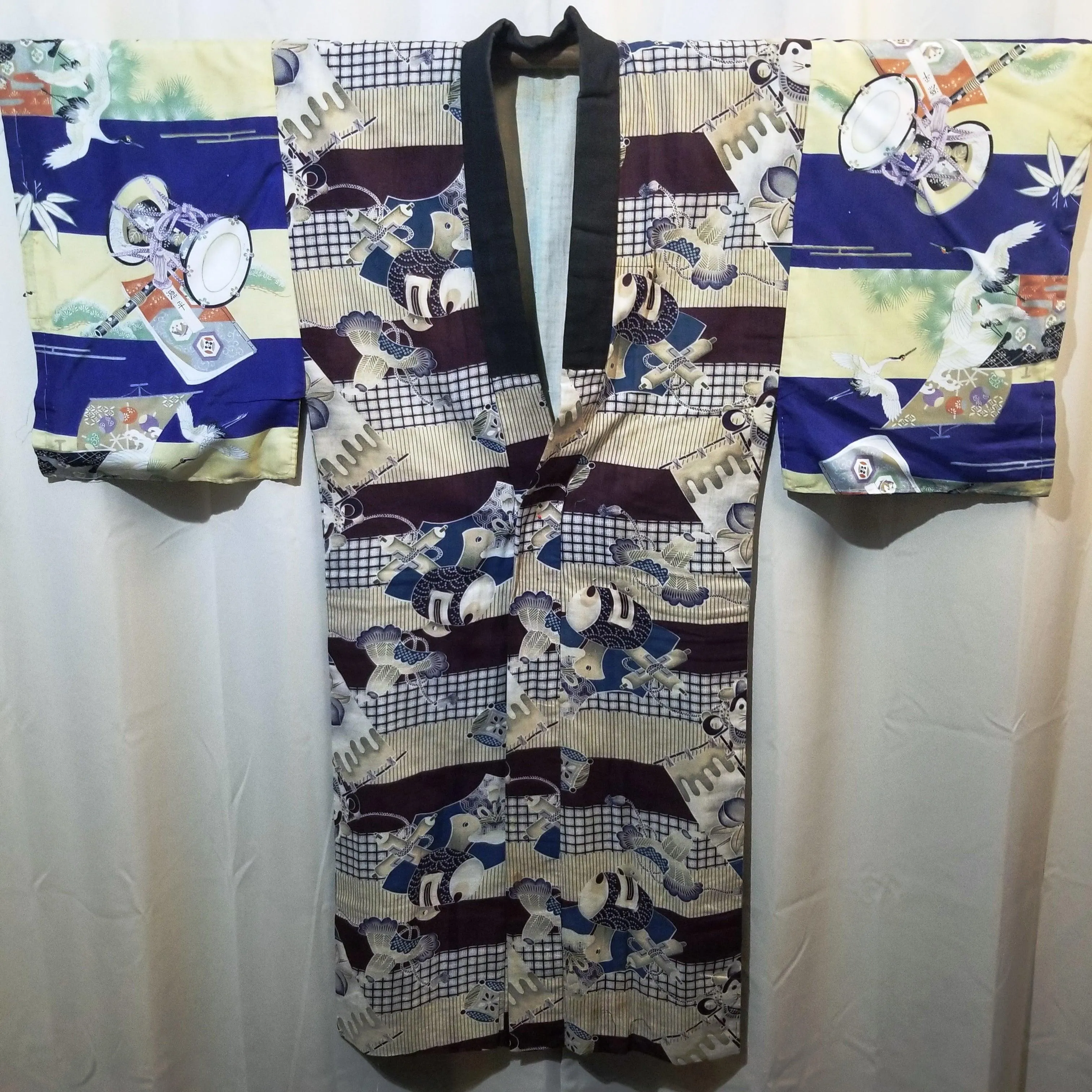 "Good Fortune" Vintage Man's Underkimono