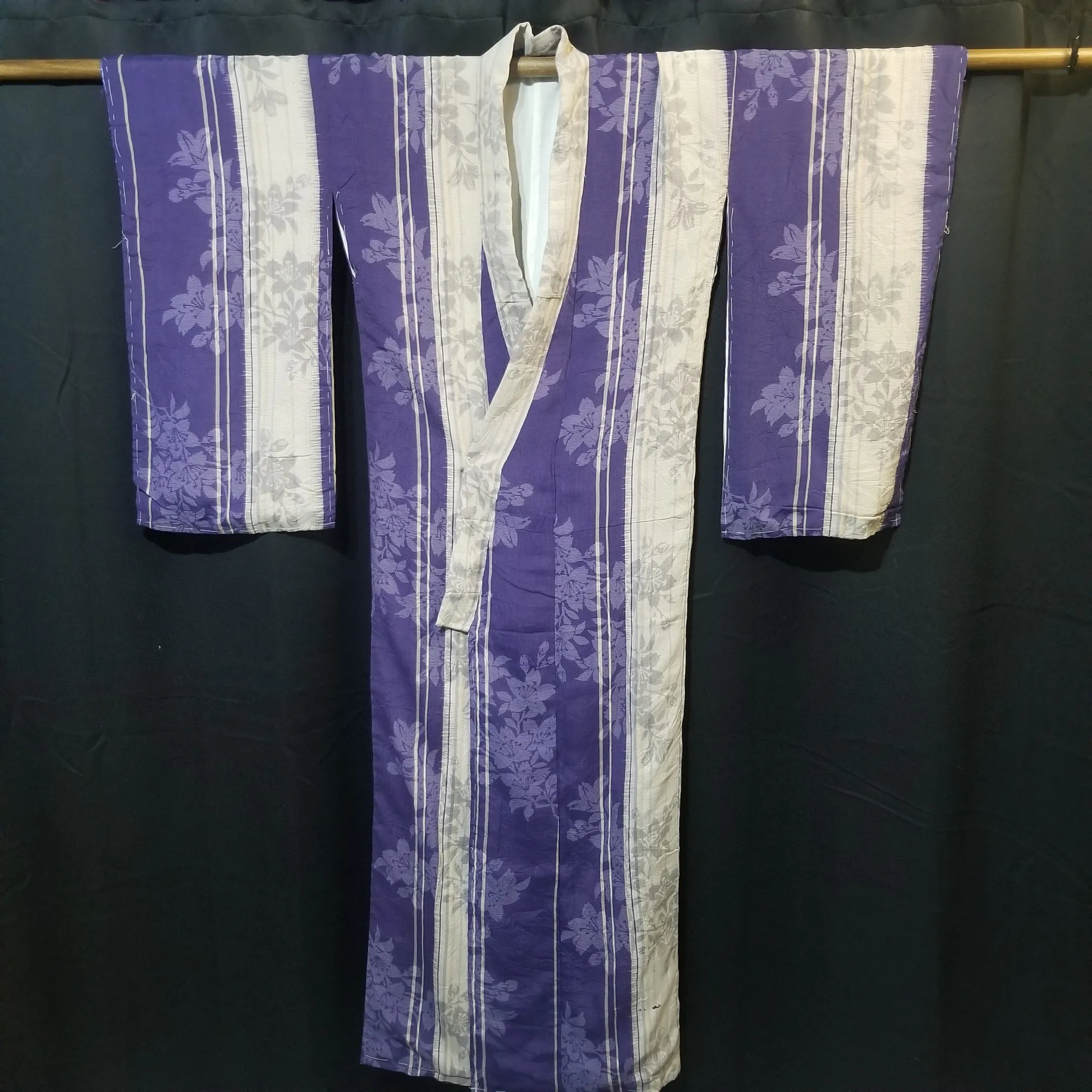 "Thru the Sudare" Vintage Kimono