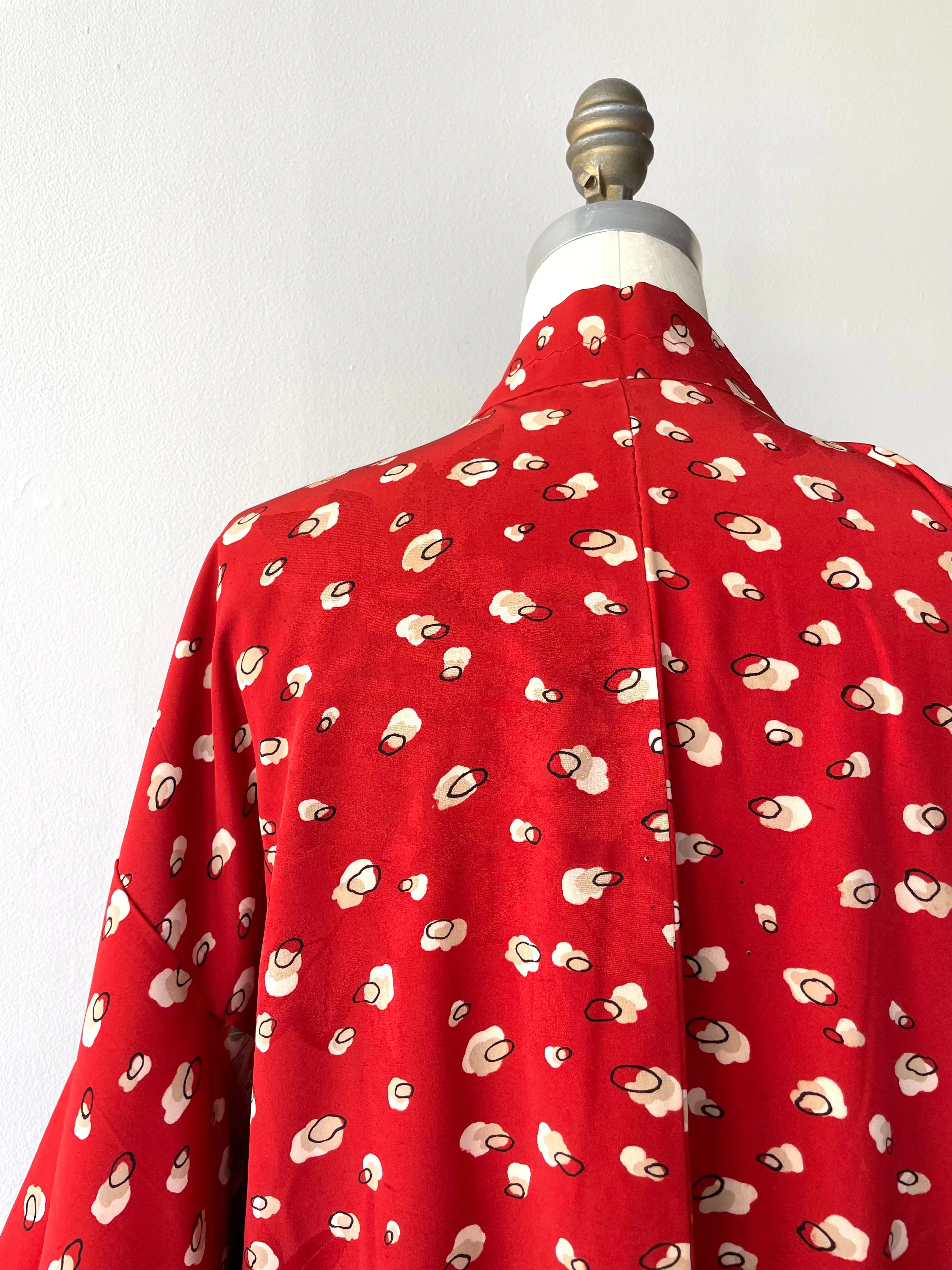 Red Cloud Silk Haori