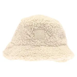 Sherpa Bucket Hat in Beige