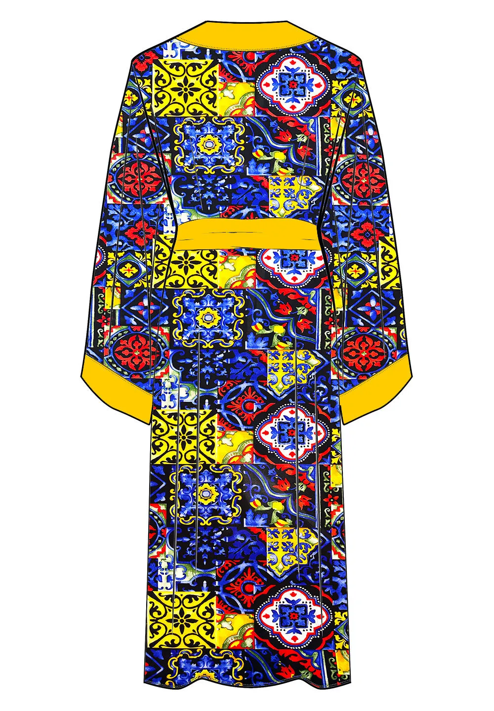 Siciliana - Valentina Kimono (Yellow)