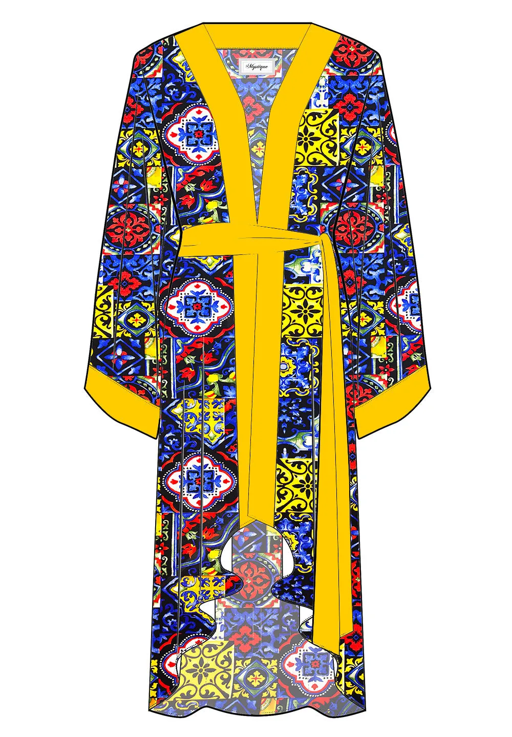 Siciliana - Valentina Kimono (Yellow)