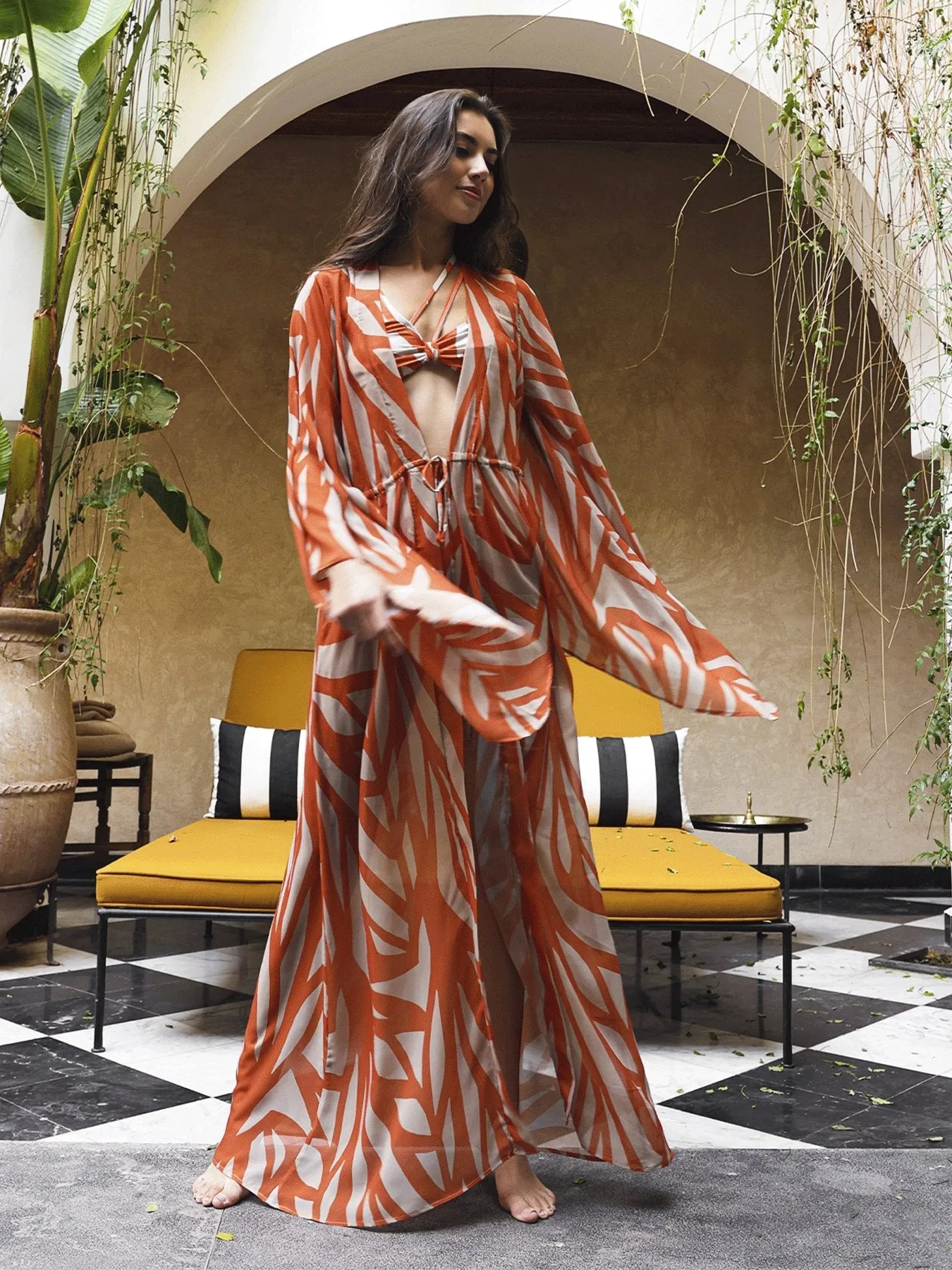 Sirene Kimono - Bela Orange