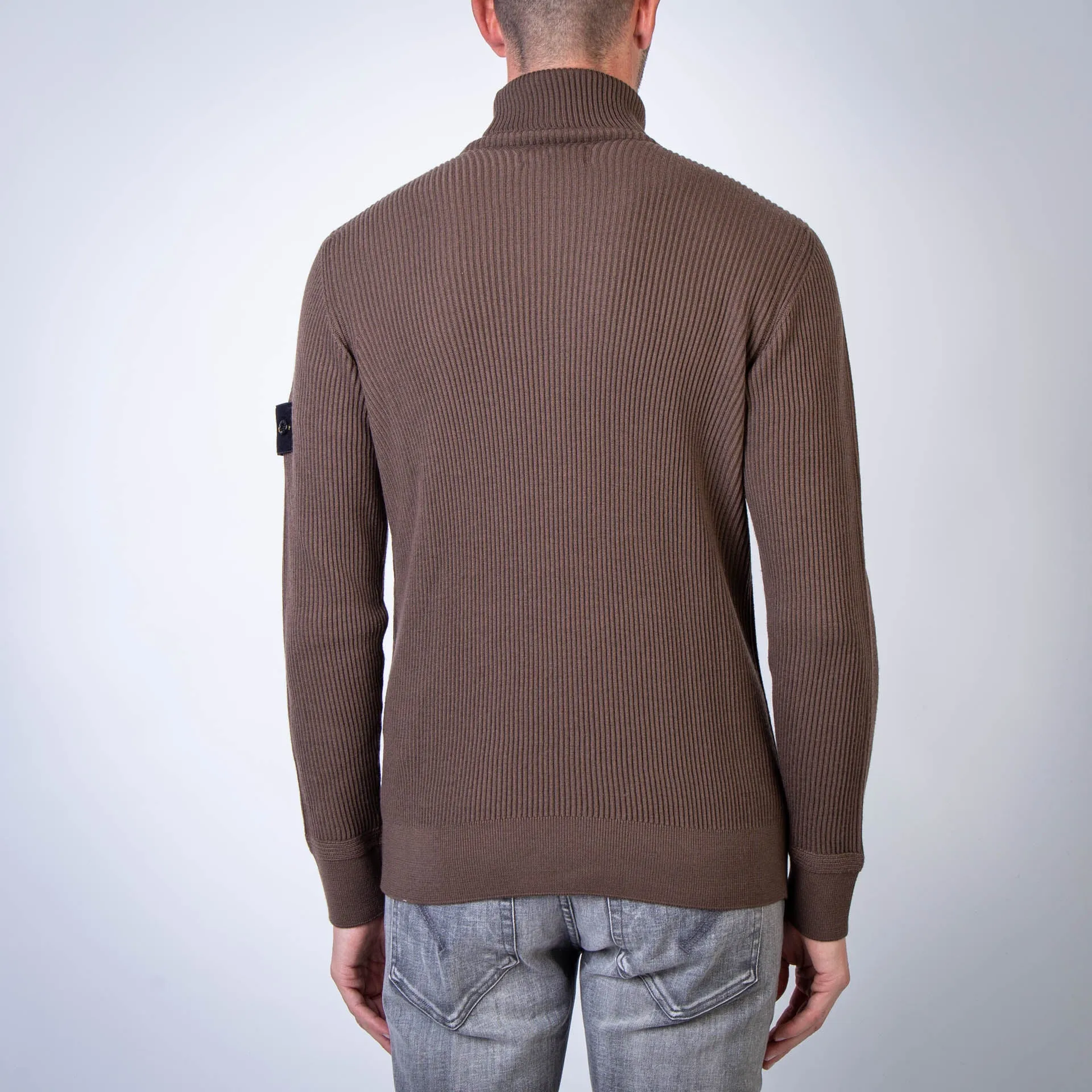 STONE ISLAND SWEATER 8115552C2 V0075 BROWN