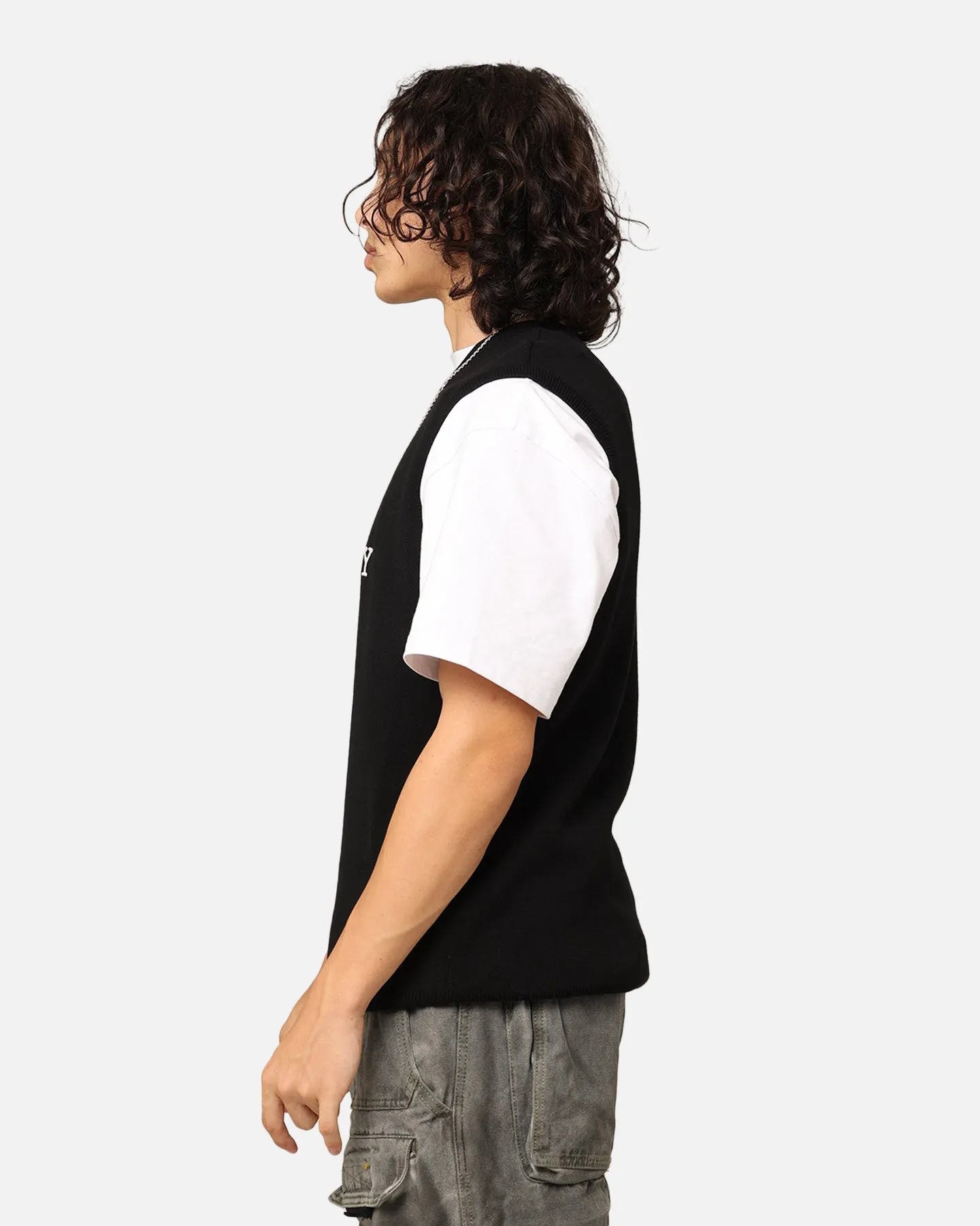 Stüssy Glamour Knit Vest Black