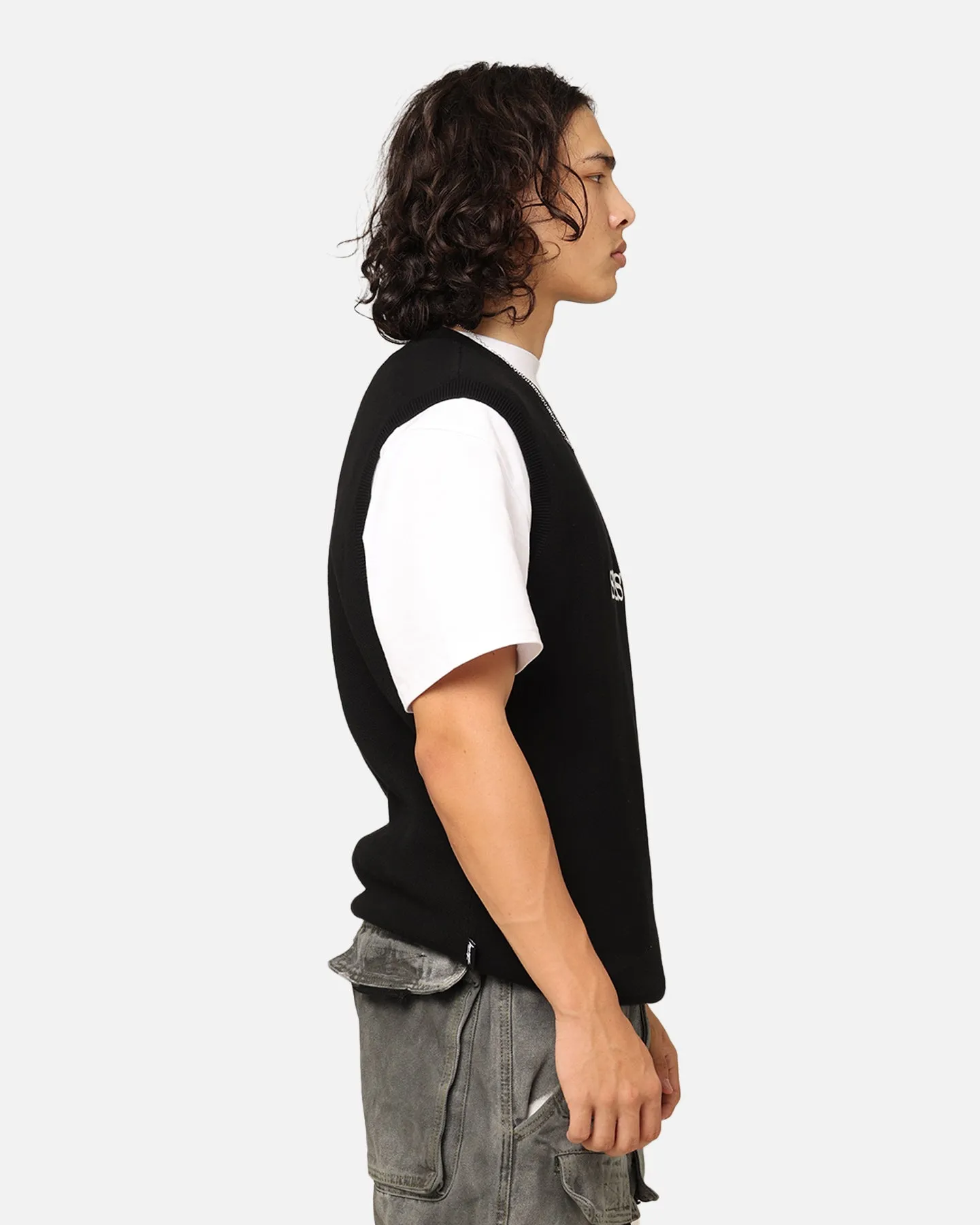 Stüssy Glamour Knit Vest Black