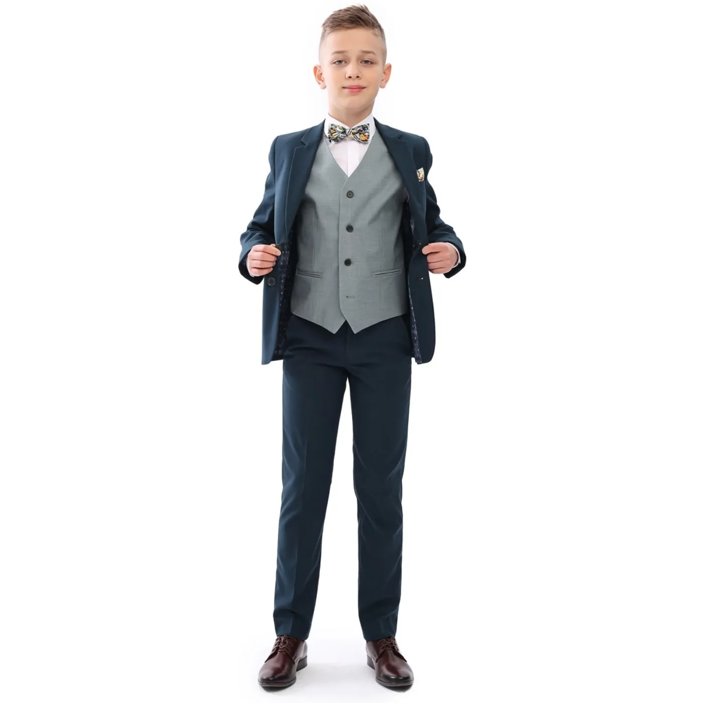 'Teo' 3 Piece Boys Suit - STANDAR