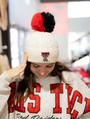 Texas Tech Lusso "Astrid" Pom Beanie