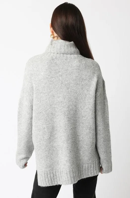 The Abigale Turtleneck Grey