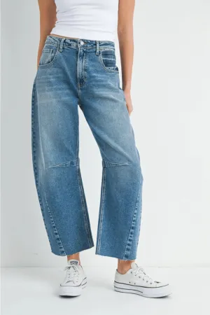 The Seamed Barrel Jean