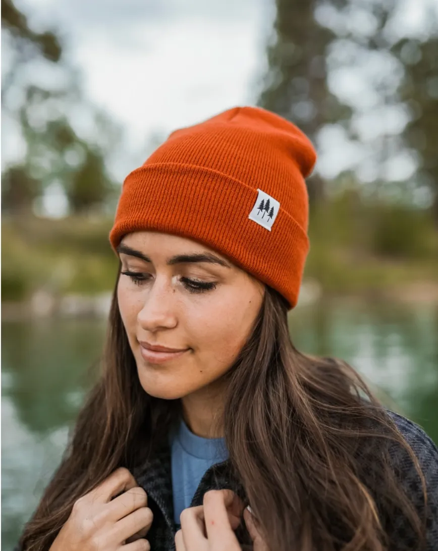 THREE TREE FOLDED BEANIE