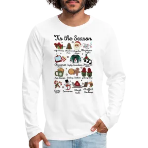 Tis The Season (Christmas) Men's Premium Long Sleeve T-Shirt