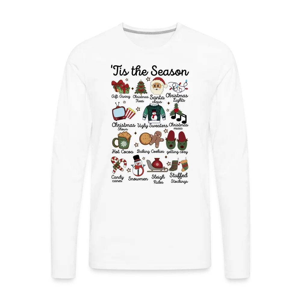 Tis The Season (Christmas) Men's Premium Long Sleeve T-Shirt