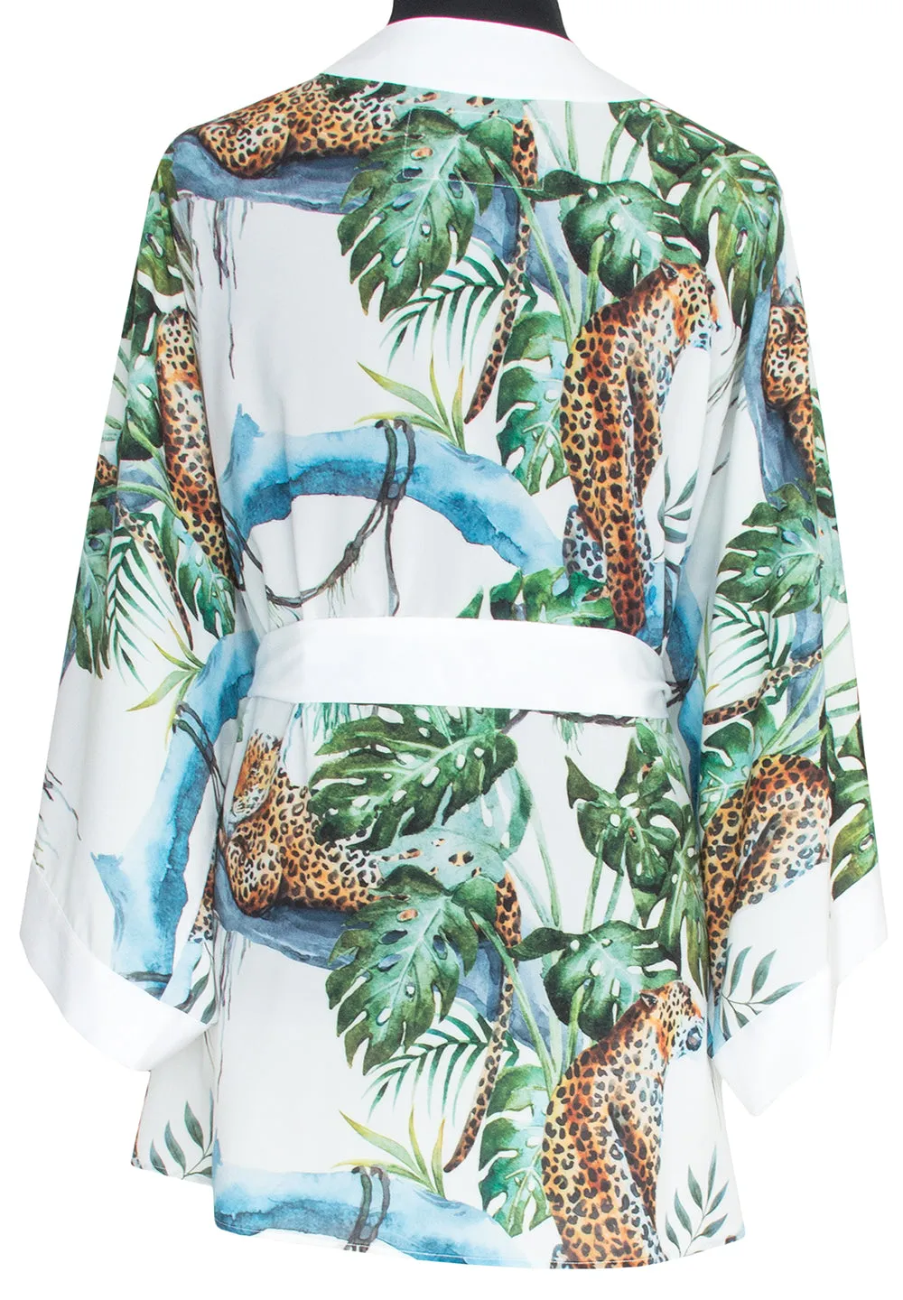 Tropics - Jaguar Kimono (Off-White)