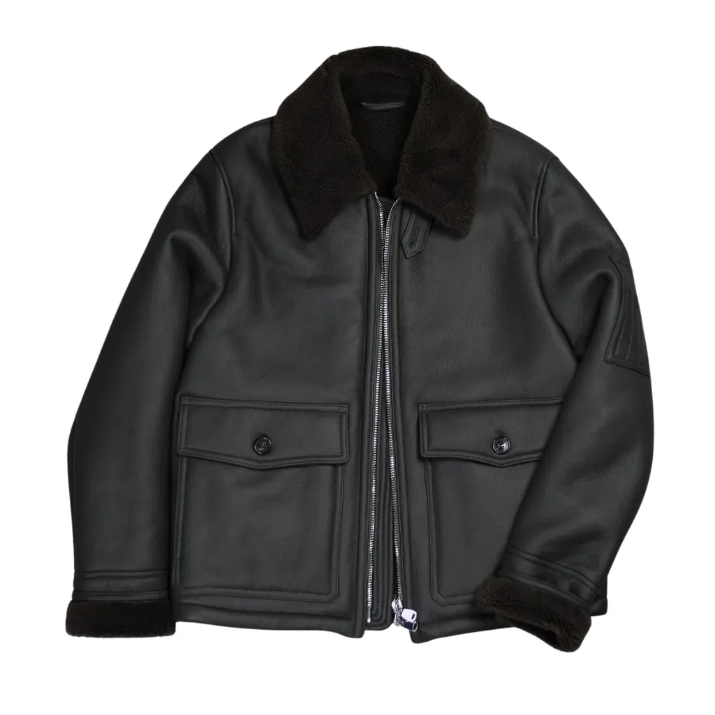 VALSTAR Nappa Shearling Bond Jacket BLACK