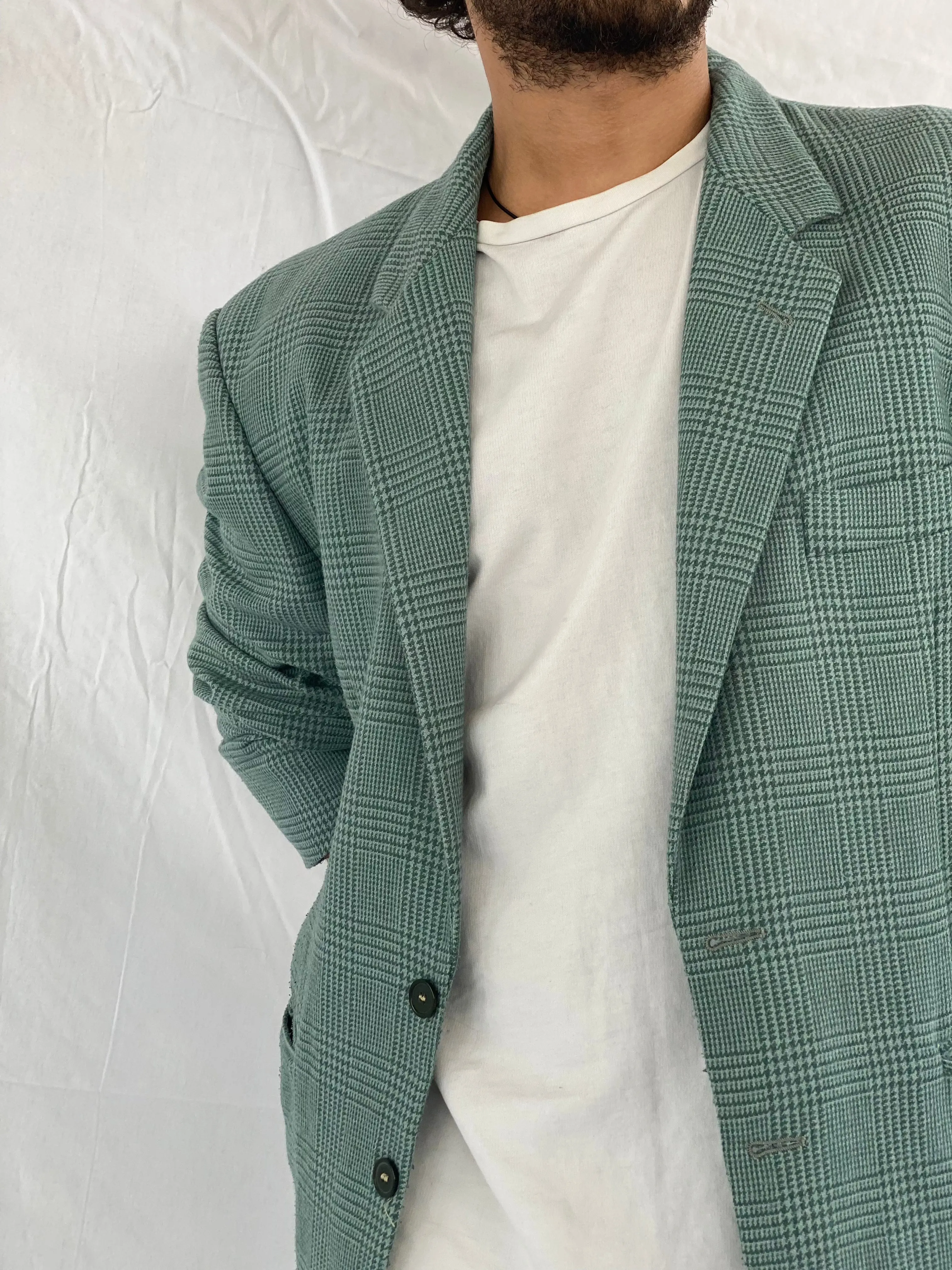 Vintage AQUARIUM Tweed Blazer