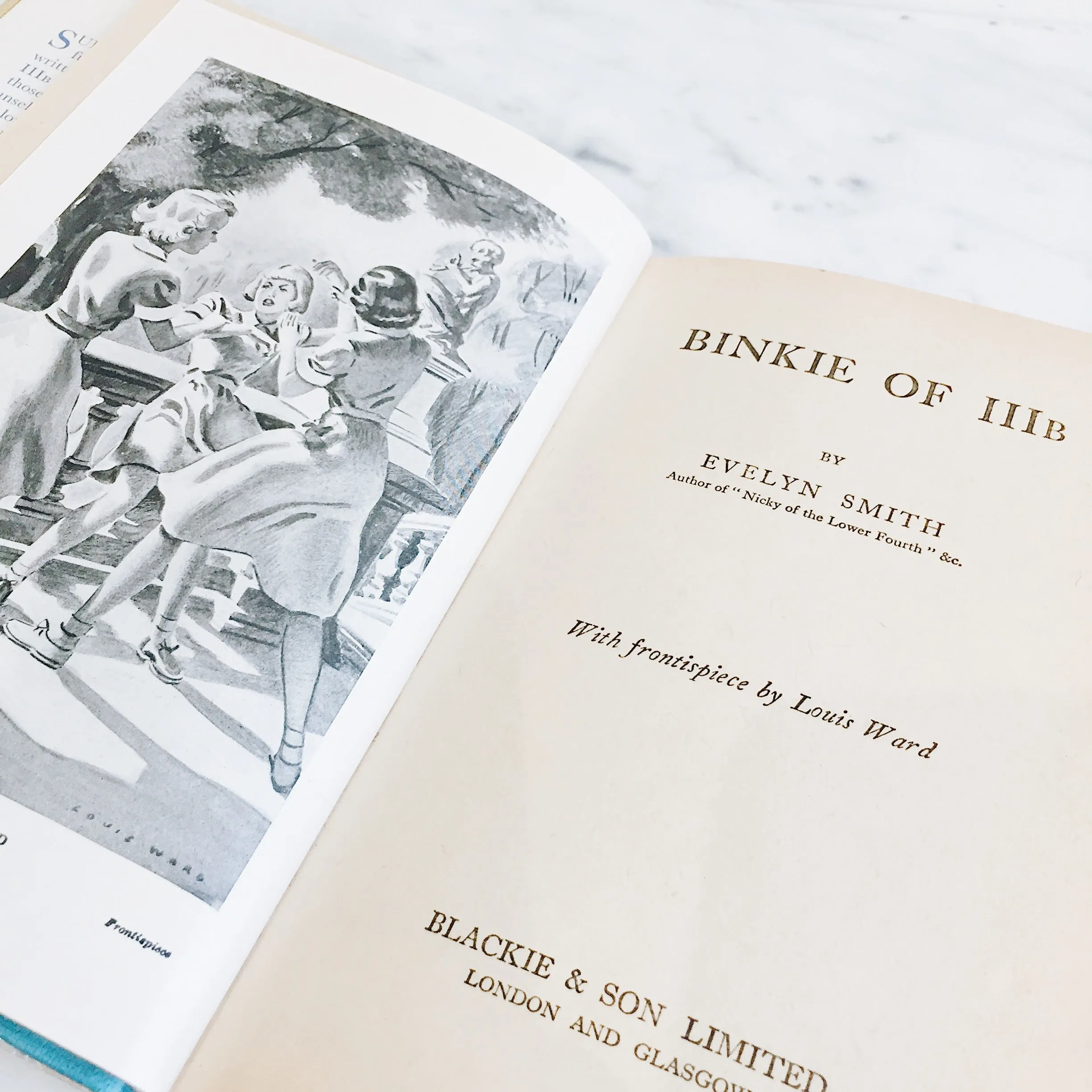 Vintage Children's Book: Binkie of IIIB