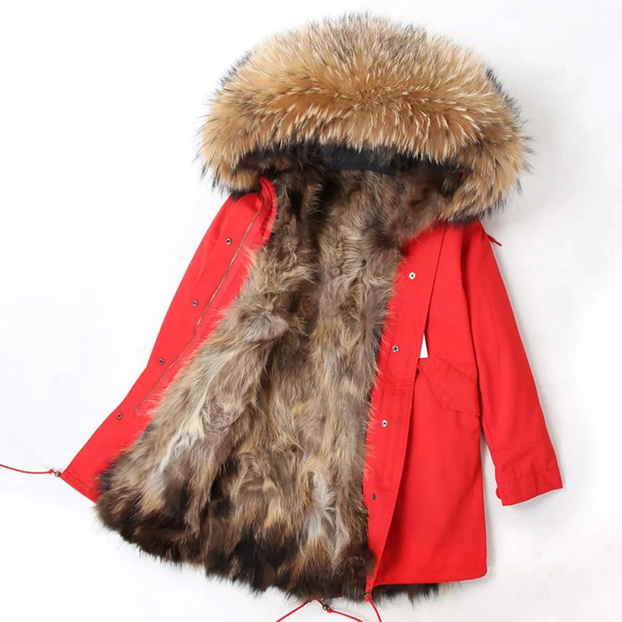 Women's Luxury Real Fur Waterproof Parka "Alpha Style"