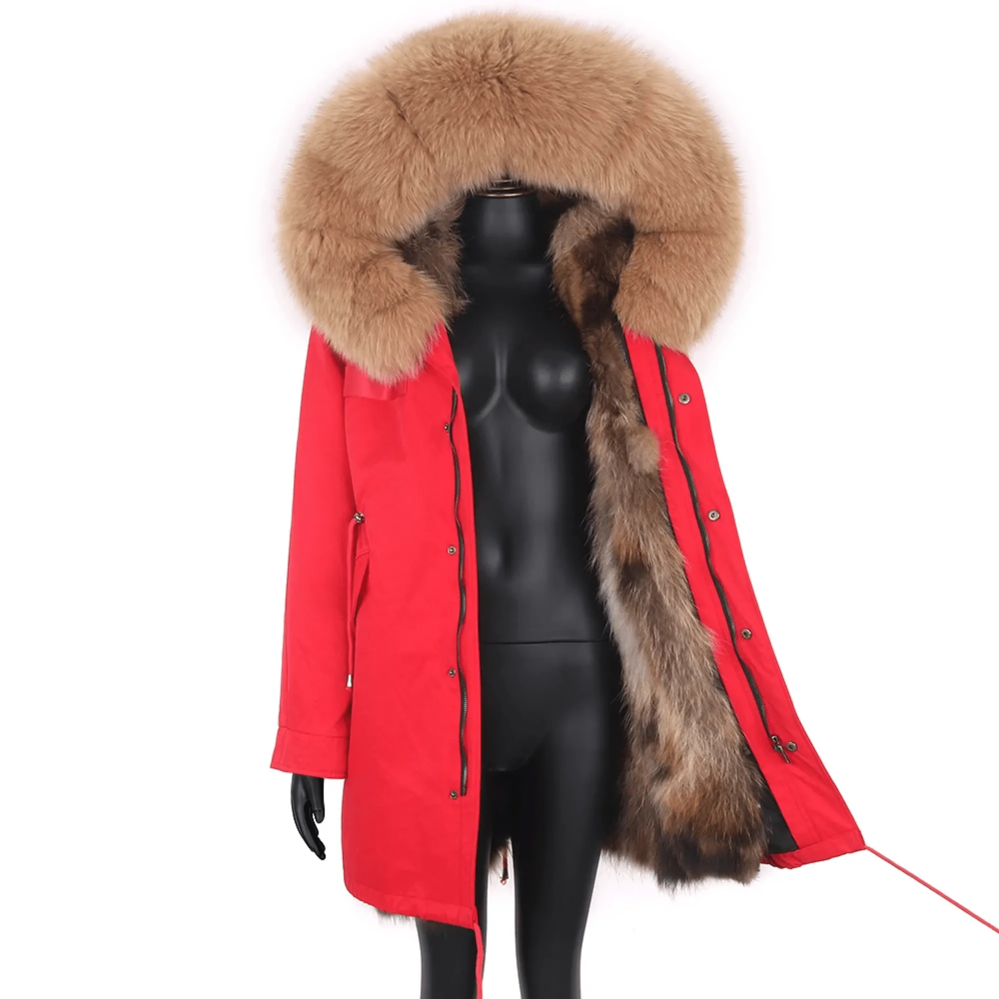 Women's Luxury Real Fur Waterproof Parka "Alpha Style"